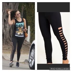 Kira Grace Warrior Tough Cut Leggings NWT Nina Dobrev